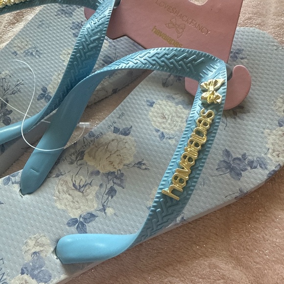 LoveShackFancy x Havaianas Sandals size 9/10 - Picture 5 of 6